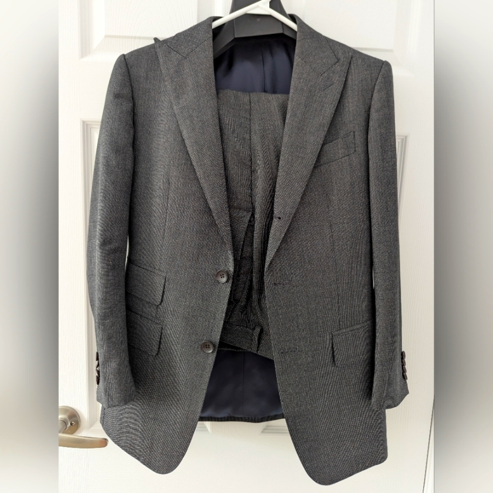 SuitSupply Washington Grey Suit - 36R